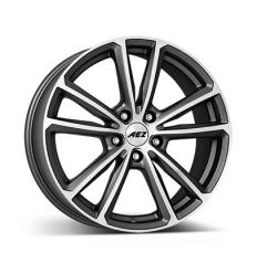 AEZ Tioga titan 7.5x17 5x112 CB70.1 ET40 Grafitová matná/leštěná