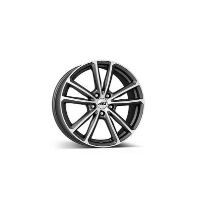 AEZ Tioga titan 7.5x17 5x112 CB70.1 ET40 Grafitová matná/leštěná