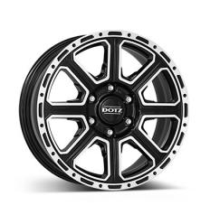 DOTZ 4X4 Kalahari dark 7x16 6x139.7 CB93.1 ET24 Černá/leštěná